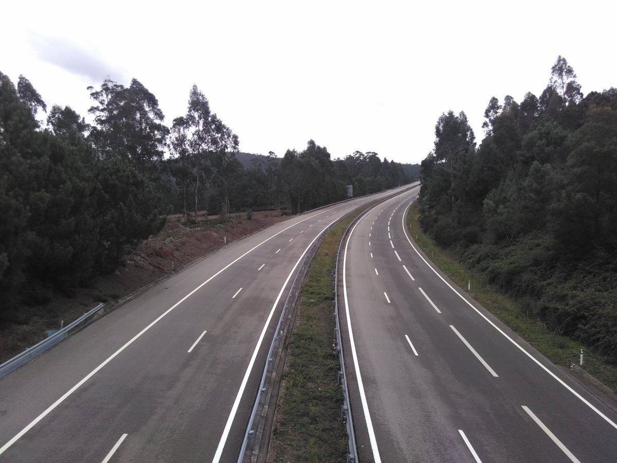 Autobahnen in Portugal sind sonntags auch eher so relaxed