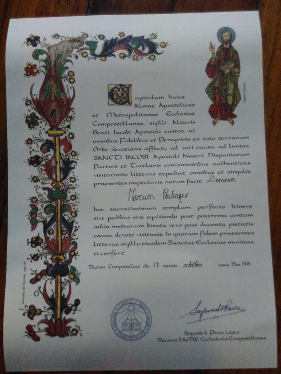 Angekommen in Santiago. Who has done the ? o/